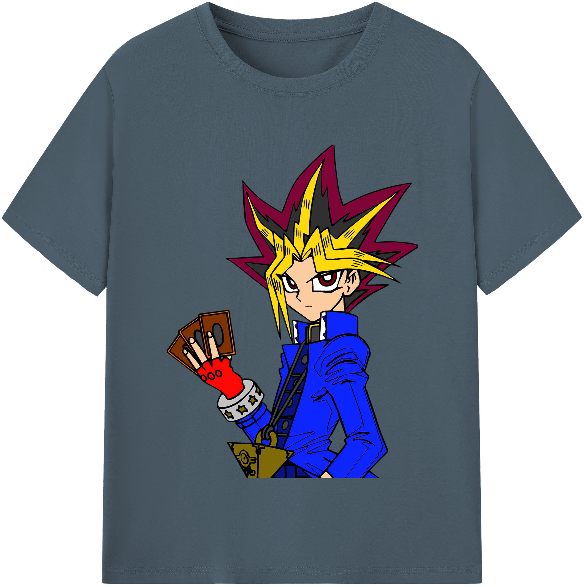 （画像用） 遊☆戯☆王 Yu-Gi-Oh! 綿100％半袖Tシャツ（フロントプリント）